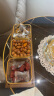 格娜斯（CRISTALGLASS）水果盘客厅家用玻璃茶点茶几零食干果坚糖果小吃碟点心收纳盒分格 实拍图