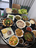华帝（VATTI） 饭菜保温板加热菜板保温板方形可旋转圆形暖菜宝保温餐桌热菜器暖菜板加热板 多炉头火锅款（1+3电陶炉+自动旋转） 100CM 实拍图