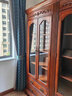 乐满庭 美式书柜雕花实木书柜美式乡村玻璃门书橱并排组合双门复古书架 单个书柜0.95米长 实拍图