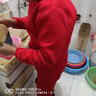 恒源祥【热销10w套】保暖内衣男女棉质青年中老年加绒秋衣秋裤 女大红 实拍图