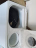Haiou海鸥纯铜电机半自动双桶双缸波轮老式洗衣机不锈钢大容量家用商用大件轻松洗 12公斤塑料内桶（玻璃盖板） 实拍图