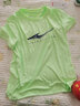 鸿星尔克儿童装男童速干短袖t恤夏季短T男生夏装运动半袖T恤 微光绿 130 实拍图