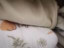 童泰（TONGTAI）宝宝外套春秋儿童衣服男女外出连帽上衣T41W135N-DS杏白110cm 实拍图