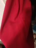 塞德勒敬酒服新娘小个子酒红色订婚礼服裙中长款回门宴结婚短袖女春夏季 酒红色 L（建议106-115斤） 晒单实拍图