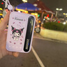 极电堂凯蒂猫充电宝自带线10000毫安可上飞机快充小巧轻薄便携移动电源可爱送女友礼物适用苹果安卓通用 芋泥紫-库洛米【顶配版】进口芯片提速5倍 实拍图