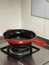 酷彩（Le Creuset）法国进口珐琅锅铸铁20/23/26cm圆形浅煎锅平底煎烤锅多功能平底锅 【1-3口之家】红色 23cm 实拍图