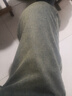 顶峰保罗（Dingfengbaoluo）水洗复古牛仔裤男士秋季保暖加绒加厚宽松休闲长裤子74藏青M 实拍图