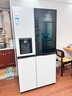 LG冰箱【线下同款】635L双对开门大容量家用 智能变频自动制冰机冰吧 风冷无霜银 莹润白S653MWW87D 实拍图