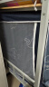 南极人（NanJiren）大学生宿舍床帘上铺下铺强遮光全封闭蚊帐宿舍床帘支架一体式 寝梦-藏蓝鲸【基础款四面遮光】 0.9米床上下铺通用【伸缩支架】 实拍图
