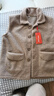 皮尔卡丹（pierre cardin）防羊羔毛马甲女2025年新款秋冬皮毛一体颗粒绒马夹短款背心坎肩外 卡其色【马甲】 3XL 【建议125-145斤】 实拍图