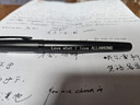 罗氏 学生成人用钢笔特细0.28mm写作业练字书法美工小翘头金属暗尖墨囊两用钢笔换墨送礼礼盒装可刻字 磨砂黑色送原装笔尖1个+黑色墨囊5个 特细0.38mm（写作业 日常书写 练字） 实拍图