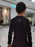YIPAI儿童紧身衣训练服男女篮球服足球跑步运动训练打底速干小孩健身衣 全黑两件套(薄款) 28码/135-140,60-70斤左右 实拍图