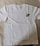 纯棉白色短袖t恤女修身型夏季新款运动风休闲女士半袖上衣 白色圆领：小天鹅 S 80-95斤 实拍图