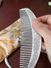 泰光银楼 银梳子999足银发梳雪花纯手工雕刻龙凤实用银刮痧 龙凤银梳重约80克+证书+礼盒 实拍图