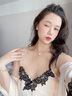 KJ家居性感睡衣女春秋冰丝吊带睡裙夏季短袖睡袍蕾丝睡衣裙两件套装 香槟色 L 实拍图