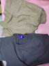 雾卡 【纯棉2件装】短袖t恤男潮流宽松大码夏天新款休闲纯色半袖T恤 纯色净版：深灰+卡其 L 建议120-135斤 实拍图