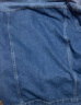 真维斯（JEANSWEST）牛仔夹克男2024夏季柔软舒适潮流翻领夹克外套男男装深蓝色L 实拍图