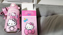 Hello Kitty儿童保温杯带吸管杯套316不锈钢水壶幼儿园小孩便携外出喝水杯子 550ML/凯蒂猫吸管杯/ 带杯套 实拍图