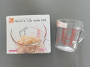 HARIO日本原装进口量杯 玻璃带刻度牛奶杯耐热玻璃量杯CMJ系列小工具 CMJW 带手柄 200ml 实拍图