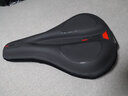 永久自行车坐垫套山地车骑行配件加厚柔软舒适车座套硅胶座垫套 升级款PU硅胶座套-黑红 实拍图