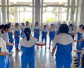 同心鼓击鼓颠球户外拓展鼓动人心训练游戏道具趣味运动会活动器材 10寸鼓【8环】+全套大礼包 实拍图