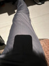 传棨 西裤男修身免烫西服裤商务休闲面试上班西装裤男士职业正装裤子 灰色常规款 38(2.9尺) 实拍图
