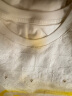 百图betu女装2024夏季新款T恤减龄气质圆领蕾丝珍珠短袖T恤女2403T18 白色 M（白色预售06/01发货） 晒单实拍图