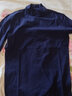 奥德里奇秋冬季长袖T恤男修身纯色莫代尔舒适内搭打底衫时尚百搭韩版中青年加绒保暖高领打底衫秋衣男装上衣 宝蓝色 L 实拍图