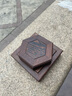 琴书侣鸡翅木底座长方形 红木底座实木雕摆件底座鱼缸花盆景底座正方形 鸡翅木六角 对边10高3cm 实拍图