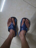 回力（Warrior）人字拖鞋男士沙滩鞋轻便舒适塑胶男鞋颗粒按摩拖鞋男 蓝色 43 实拍图