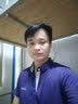 途尊（kingtrip）夏天有领短袖T恤男青年色翻领半截袖衣服T男士带领子体恤汗衫 深蓝灰领 XL 【115-130斤】 实拍图