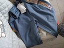 史努比男童裤子防蚊裤夏季中大童薄款纯棉儿童休闲裤潮牌卡通帅气童装 牛仔蓝 学习努比X+灰 豆绿努比X 90 实拍图