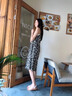【头层牛皮】红蜻蜓凉鞋女夏季新款女鞋中年软底舒适坡跟防滑平底凉鞋女 WTK22097    米色 36 实拍图