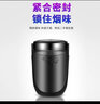 火焰光（FLAME LIGHT）车载烟灰缸LED带灯防掉灰车用安全耐高温阻燃内胆一键开盖不漏灰 黑色无图  一按开盖/不锈钢内胆 实拍图