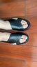 卡帝乐鳄鱼（CARTELO）夏季真皮凉鞋男头层牛皮凉皮鞋透气一脚蹬沙滩凉拖鞋9280 黑色 42 实拍图