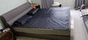 宝美娜牛皮凉席头层特厚纯色2025新款水牛皮软席子三件套真皮床垫  新升级远山灰特厚4MM（三件套） 1.8米X2.0米【床】 实拍图