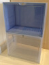 GOTO 盲盒收纳展示架马卡龙色乐高盒子手办亚克力泡泡玛特展示盒墙 S1蓝色1只装（含2隔板） 实拍图