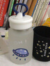 【有杯套】抖音网红ins风磨砂玻璃杯男女学生手机支架水杯情侣创意个性潮流波比熊可爱随手杯子 飞碟480ml+杯套+茶滤 实拍图