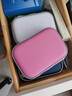 JIXINI 纪希尼2.5英寸移动硬盘包数码收纳包西数保护套移动电源包保护套硬皮质防震包 粉红色 实拍图