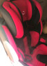 贝蒂乐汽车儿童安全座椅0-4-12岁宝宝婴儿小孩车载安全椅可坐躺简易折叠便携增高垫 红黑色 实拍图