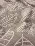 洁丽雅（grace）毛巾被纯棉单人双人纱布盖毯午睡毯子毛毯空调被学生夏凉被新疆棉 小树叶-灰色 200*230cm【一等品】100%纯棉 实拍图