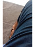 乔诗慧2条装 牛仔短裤男夏季薄款短裤弹力商务直筒宽松休闲马裤 6分-013蓝色+009蓝色 34 (2尺7） 实拍图