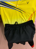 2022新款羽毛球服套装男女夏短袖短裤上衣速干羽毛球裤比赛队服网球运动衣服团购印字定制 A3862男黄色套装 XL 实拍图