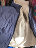 凡迪时尚羊羔绒棉衣男冬季外套加绒加厚棉服男士大码胖子宽松棉袄港风 蓝色 L （建议120-140斤左右） 实拍图