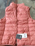 鸭鸭（YAYA）轻薄羽绒服女品牌鸭绒马甲外套女款春秋立领马夹内胆K 嫣红色 2XL 175 实拍图