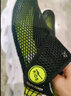鸿星尔克童鞋男童网鞋夏季小童透气网面中大童一脚蹬跑鞋儿童运动鞋 正黑/荧光柠绿-男童 -偏小1码 38 实拍图