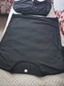 汐嘻夏季冰丝短袖短裤套装大码五分裤套装男休闲超薄网眼透气运动 【套装】黑色+黑色短裤 3XL码建议135-150斤穿 实拍图