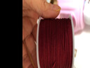 蓝莲之季编织手绳手链编织红线绳72号玉线0.8手工项链绳手绳diy材料红绳子 72号【加密】【枣红色】 实拍图