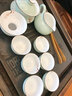 天城一品 功夫茶具套装陶瓷手绘盖碗茶杯组合家用景德镇彩青花瓷中式 梅开傲骨-茶具套装 实拍图