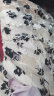 BCMDM 香港潮牌刺绣网纱碎花半身裙套装女 2023夏季新款圆领上衣两件套 黑色上衣+碎花半身裙 一套 M 晒单实拍图